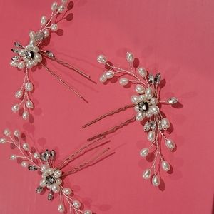 NWT Beautiful bride hair wedding pins